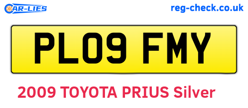 PL09FMY are the vehicle registration plates.