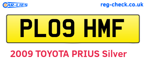PL09HMF are the vehicle registration plates.