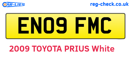 EN09FMC are the vehicle registration plates.