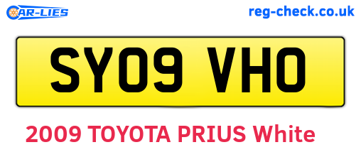 SY09VHO are the vehicle registration plates.