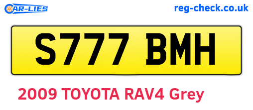 S777BMH are the vehicle registration plates.