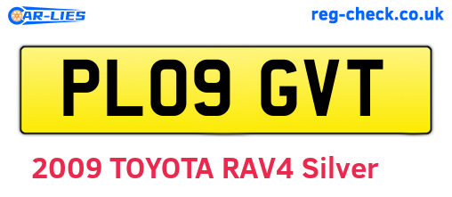 PL09GVT are the vehicle registration plates.