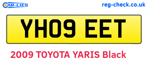 YH09EET are the vehicle registration plates.