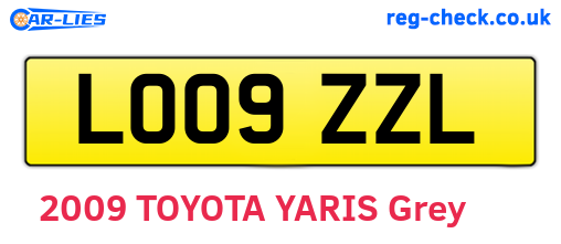 LO09ZZL are the vehicle registration plates.
