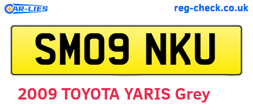 SM09NKU are the vehicle registration plates.