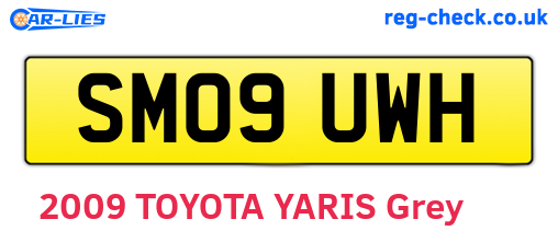 SM09UWH are the vehicle registration plates.