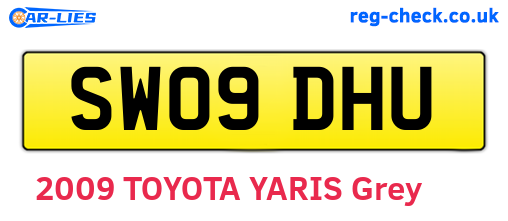 SW09DHU are the vehicle registration plates.