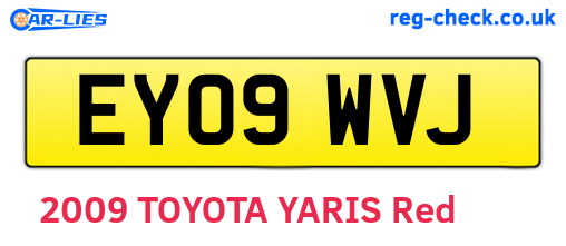 EY09WVJ are the vehicle registration plates.