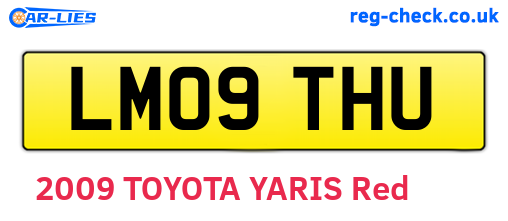 LM09THU are the vehicle registration plates.