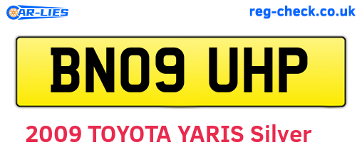 BN09UHP are the vehicle registration plates.