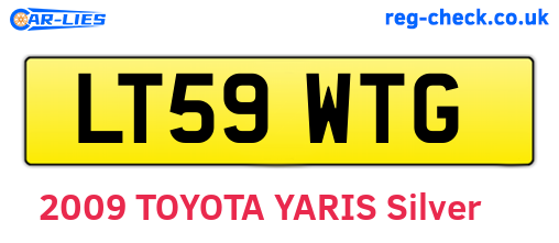 LT59WTG are the vehicle registration plates.