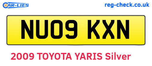 NU09KXN are the vehicle registration plates.