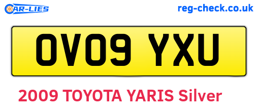 OV09YXU are the vehicle registration plates.