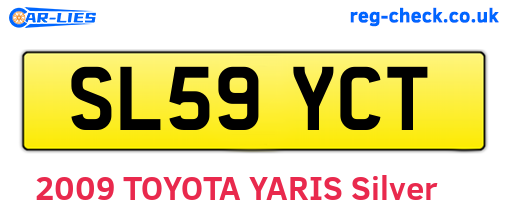SL59YCT are the vehicle registration plates.