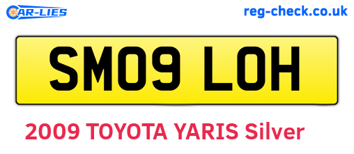 SM09LOH are the vehicle registration plates.