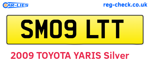 SM09LTT are the vehicle registration plates.