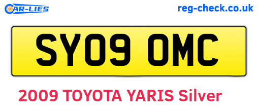 SY09OMC are the vehicle registration plates.