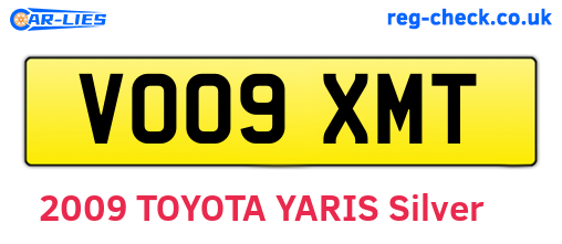 VO09XMT are the vehicle registration plates.
