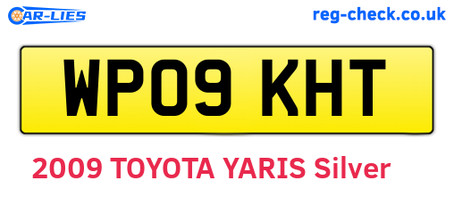 WP09KHT are the vehicle registration plates.
