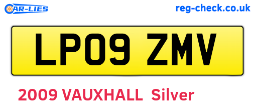 LP09ZMV are the vehicle registration plates.