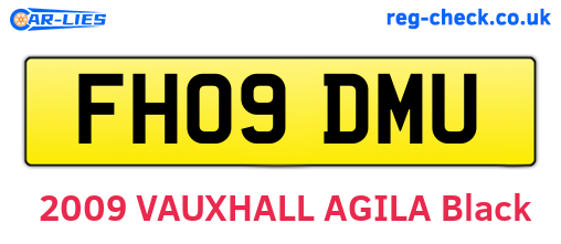 FH09DMU are the vehicle registration plates.