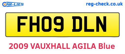 FH09DLN are the vehicle registration plates.