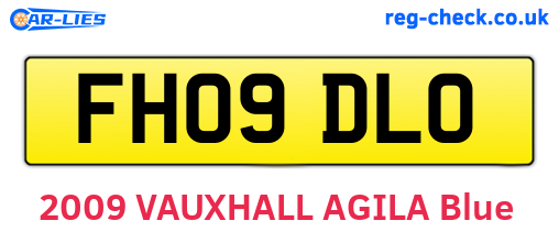 FH09DLO are the vehicle registration plates.