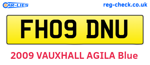 FH09DNU are the vehicle registration plates.