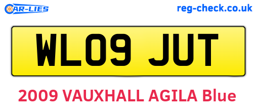 WL09JUT are the vehicle registration plates.