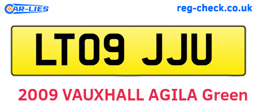 LT09JJU are the vehicle registration plates.