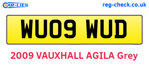 WU09WUD are the vehicle registration plates.