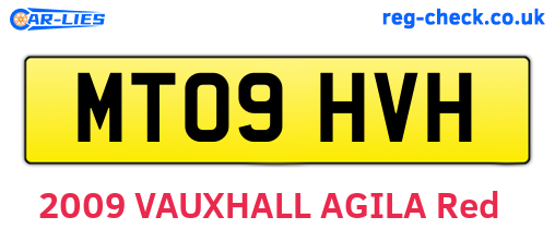 MT09HVH are the vehicle registration plates.