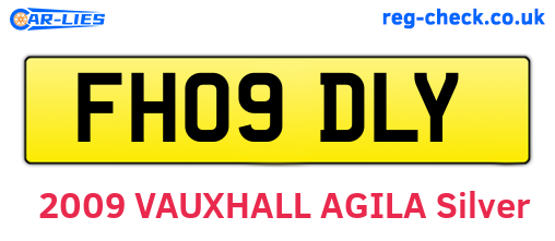 FH09DLY are the vehicle registration plates.
