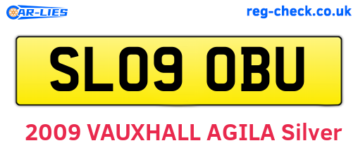 SL09OBU are the vehicle registration plates.