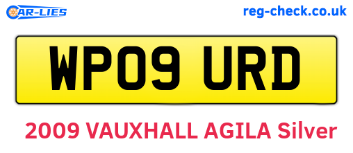 WP09URD are the vehicle registration plates.