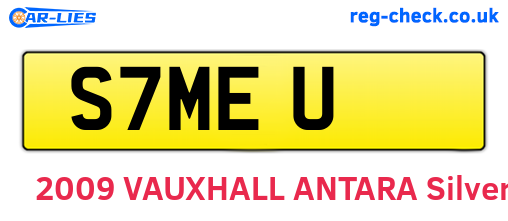 S7MEU are the vehicle registration plates.