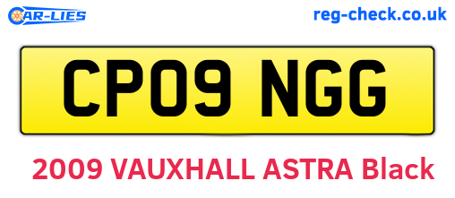 CP09NGG are the vehicle registration plates.