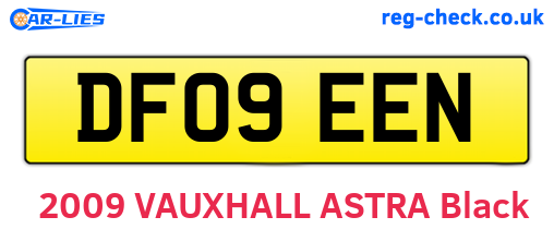 DF09EEN are the vehicle registration plates.