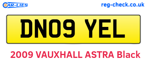 DN09YEL are the vehicle registration plates.