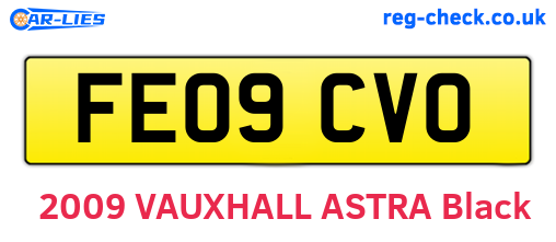 FE09CVO are the vehicle registration plates.