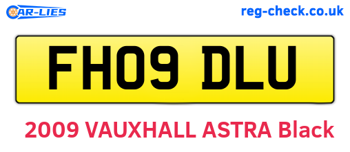 FH09DLU are the vehicle registration plates.