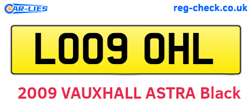 LO09OHL are the vehicle registration plates.