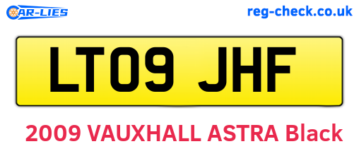 LT09JHF are the vehicle registration plates.