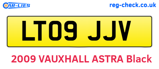 LT09JJV are the vehicle registration plates.
