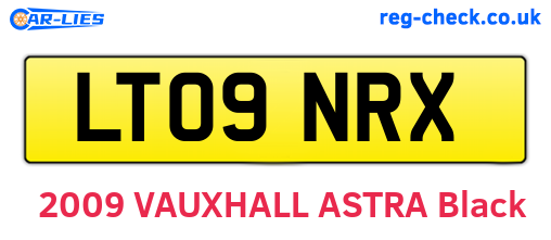 LT09NRX are the vehicle registration plates.