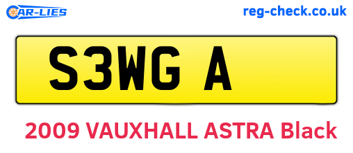 S3WGA are the vehicle registration plates.