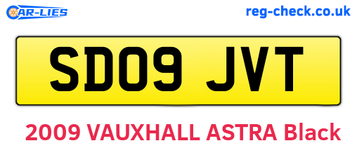 SD09JVT are the vehicle registration plates.
