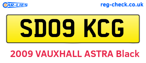 SD09KCG are the vehicle registration plates.