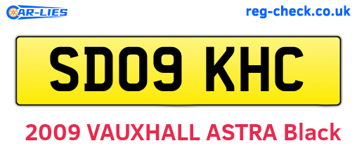 SD09KHC are the vehicle registration plates.