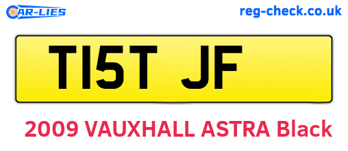 T15TJF are the vehicle registration plates.
